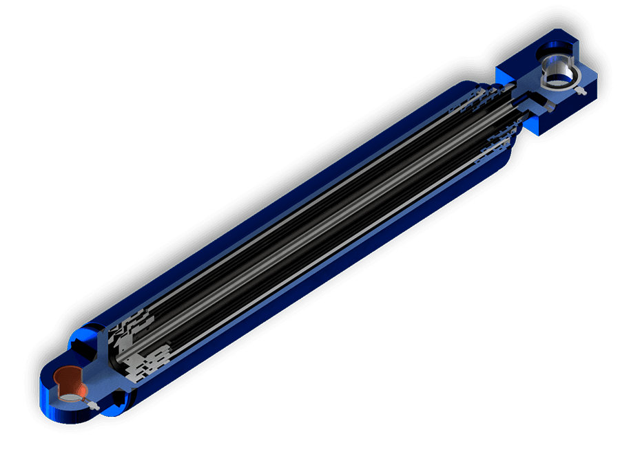 Xy lanh nhiều tầng TTDR-100